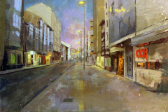 Atardecer-en-Avenida-del-Puente-de-Carlos-III(Clay)